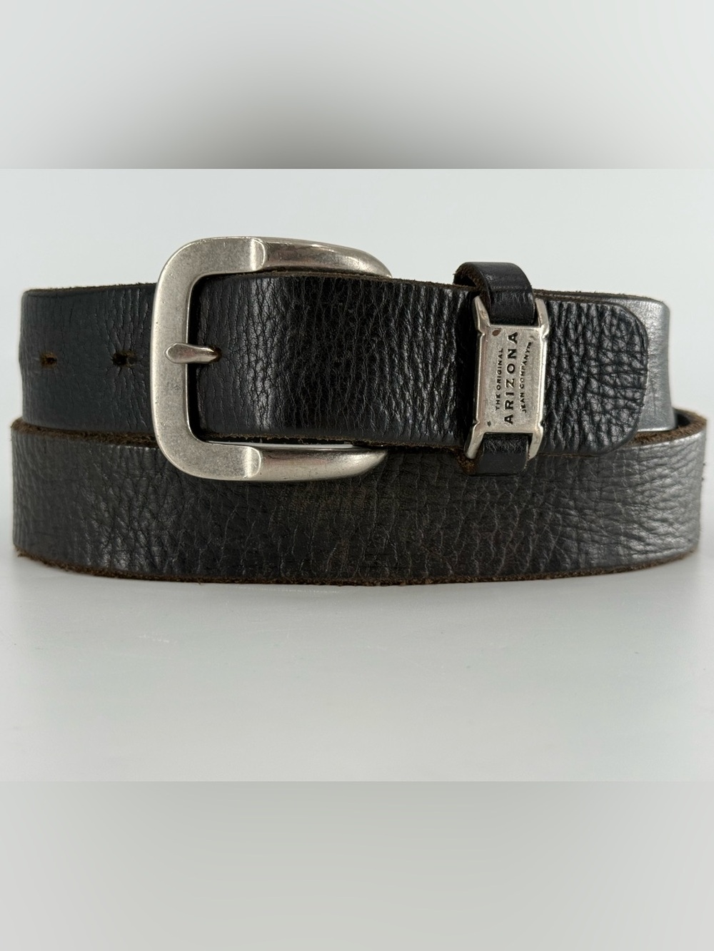 Arizona Vintage Black Leather Belt 36